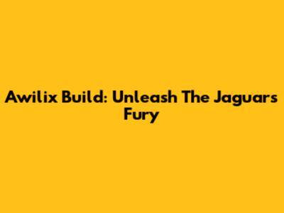 Awilix Build: Unleash The Jaguar's Fury