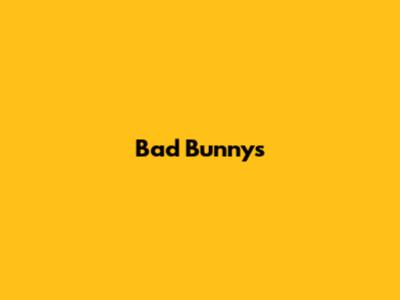 Bad Bunny's 