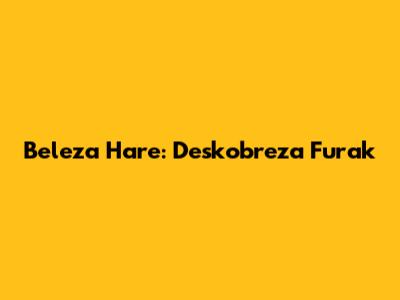 Beleza Hare: Deskobreza Furak