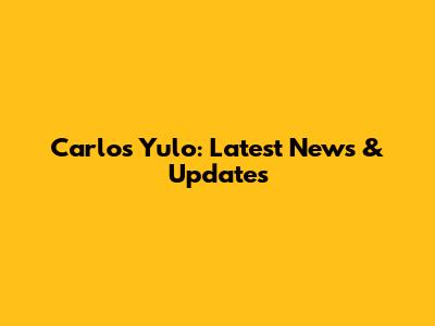 Carlos Yulo: Latest News & Updates