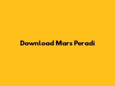 Download Mars Peradi