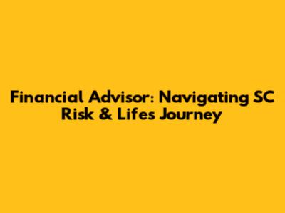 Financial Advisor: Navigating SC Risk & Life's Journey