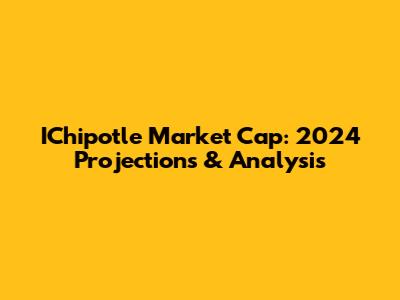 IChipotle Market Cap: 2024 Projections & Analysis