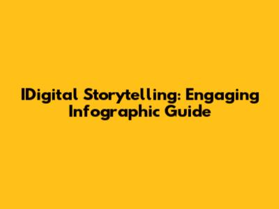 IDigital Storytelling: Engaging Infographic Guide