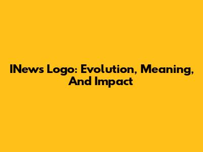 INews Logo: Evolution, Meaning, And Impact