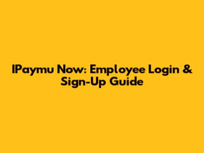 IPaymu Now: Employee Login & Sign-Up Guide