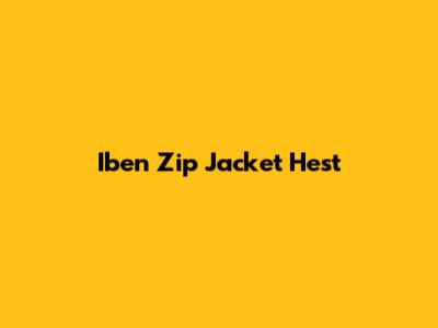 Iben Zip Jacket Hest