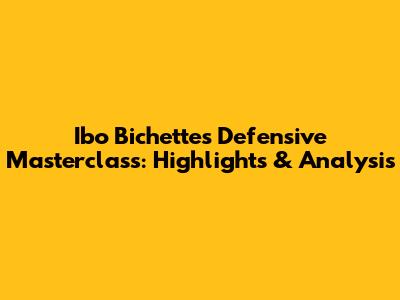 Ibo Bichette's Defensive Masterclass: Highlights & Analysis