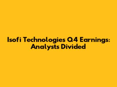 Isofi Technologies Q4 Earnings: Analysts Divided