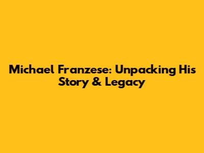 Michael Franzese: Unpacking His Story & Legacy