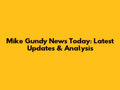 Mike Gundy News Today: Latest Updates & Analysis
