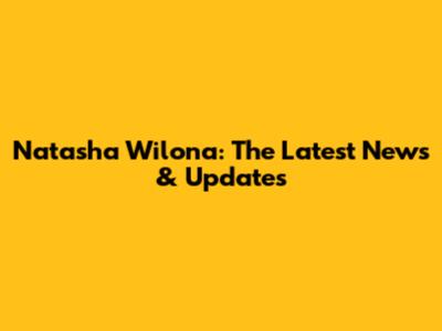 Natasha Wilona: The Latest News & Updates