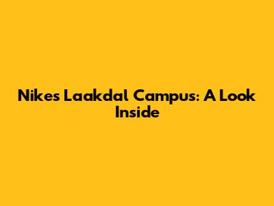 Nike's Laakdal Campus: A Look Inside