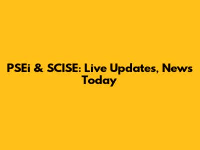 PSEi & SCISE: Live Updates, News Today