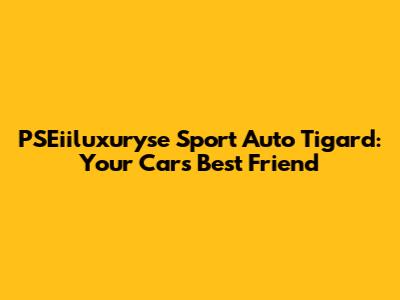 PSEiiluxuryse Sport Auto Tigard: Your Car's Best Friend