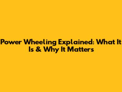 Power Wheeling Explained: What It Is & Why It Matters