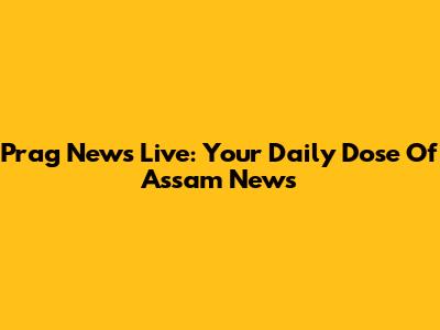 Prag News Live: Your Daily Dose Of Assam News