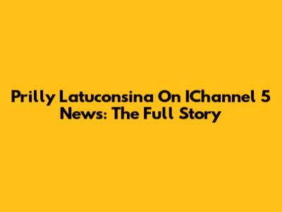 Prilly Latuconsina On IChannel 5 News: The Full Story