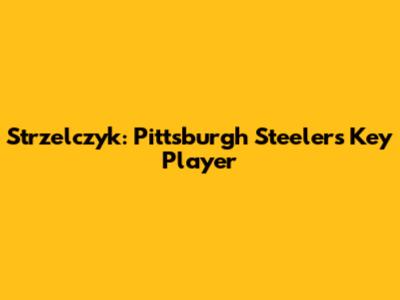 Strzelczyk: Pittsburgh Steelers' Key Player