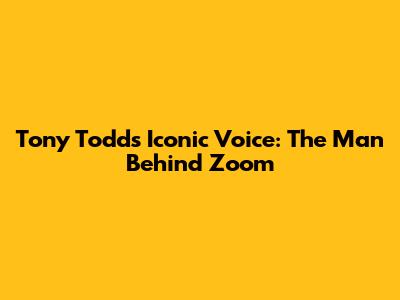 Tony Todd's Iconic Voice: The Man Behind Zoom