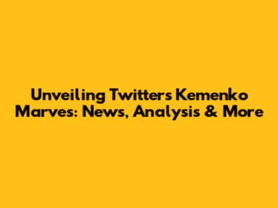Unveiling Twitter's Kemenko Marves: News, Analysis & More